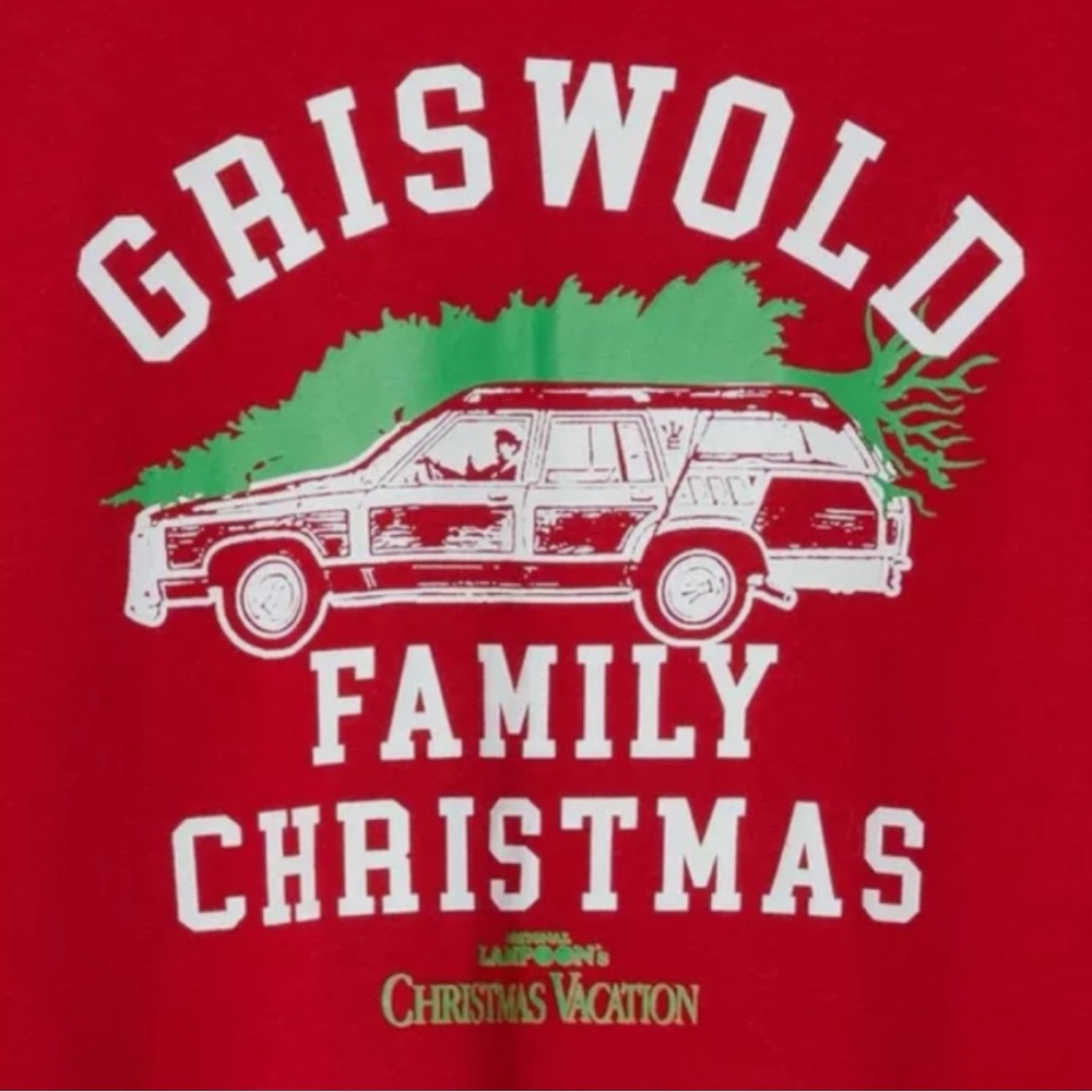 Torrid Christmas Vacation Classic Fit Cotton Crew Tee Size 1 - Picture 5 of 7